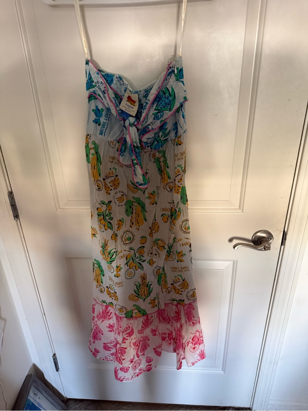 FARM RIO Tiered Cut Out MIDI Dress Size s - Picture 2 of 4